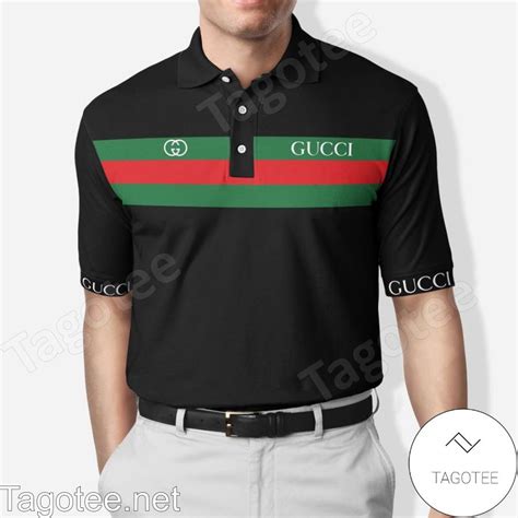 gucci stripe polo replica|gucci shirts for men.